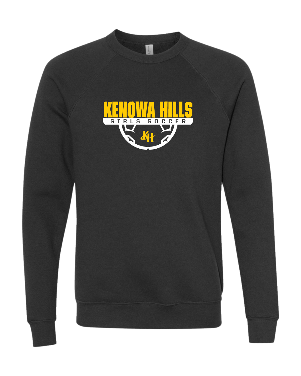 BELLA+CANVAS® Unisex Sponge Fleece Raglan Sweatshirt