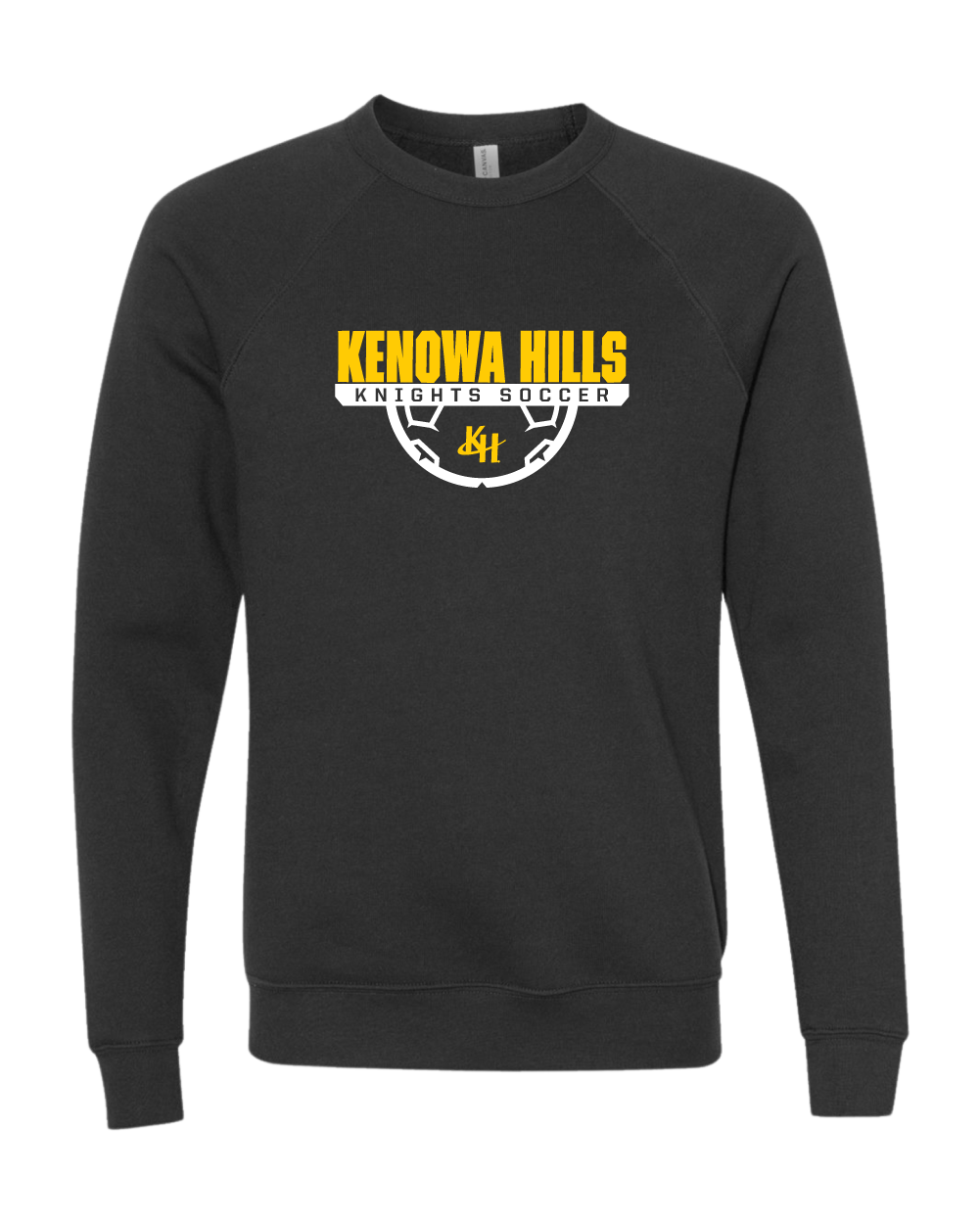 BELLA+CANVAS® Unisex Sponge Fleece Raglan Sweatshirt